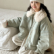 女童棉服秋冬装 女大童休闲上衣儿童加厚保暖棉衣牛仔外套 2026新款