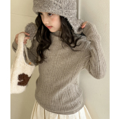 童装 女大童儿童洋气内搭针织衫 2026秋冬新款 女童毛衣半高领打底衫