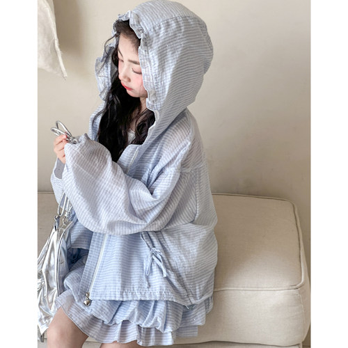 女童防晒套装夏装2026新款超火韩国童装女大童装夏季巨好看两件套