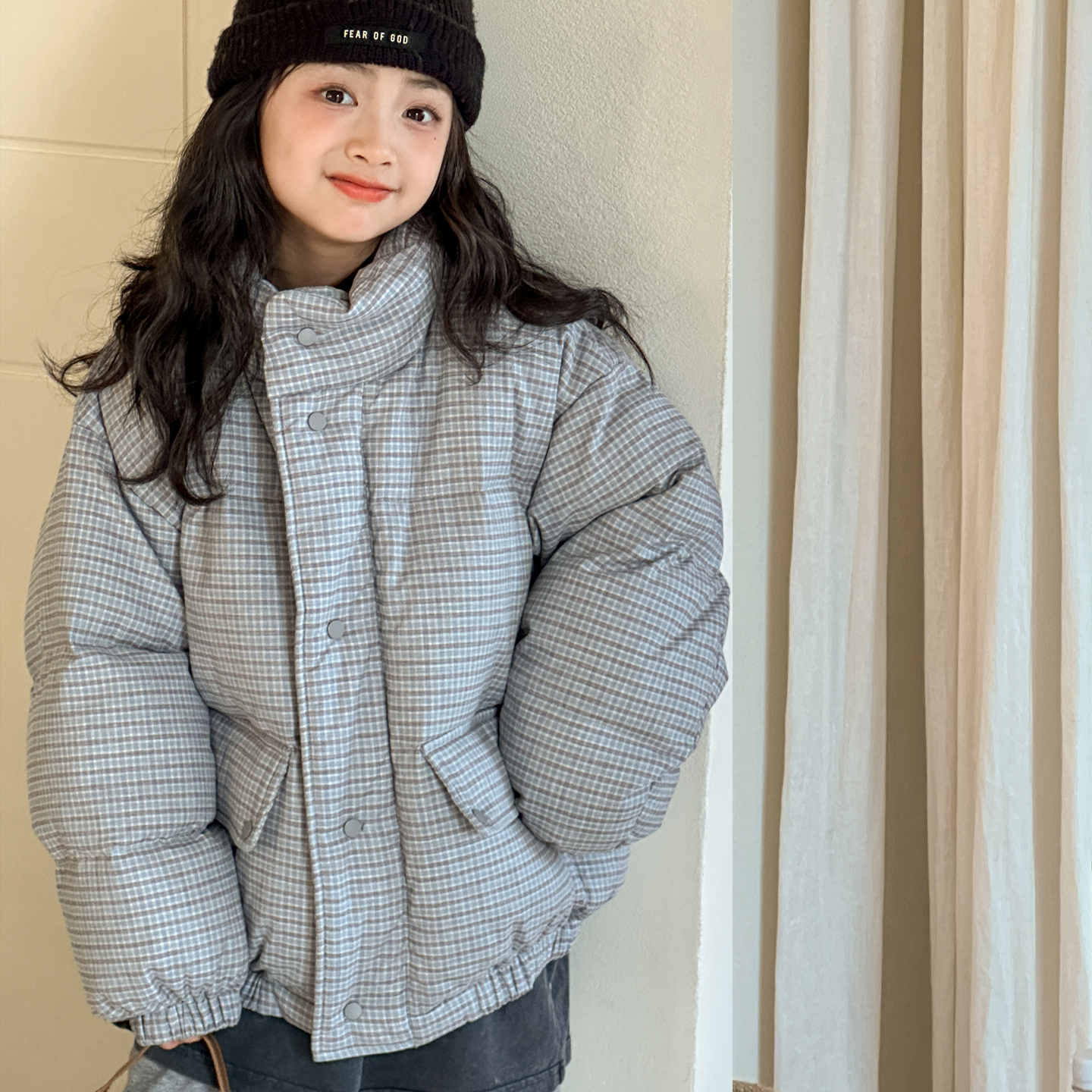 女童羽绒服2025冬新款加厚面包服