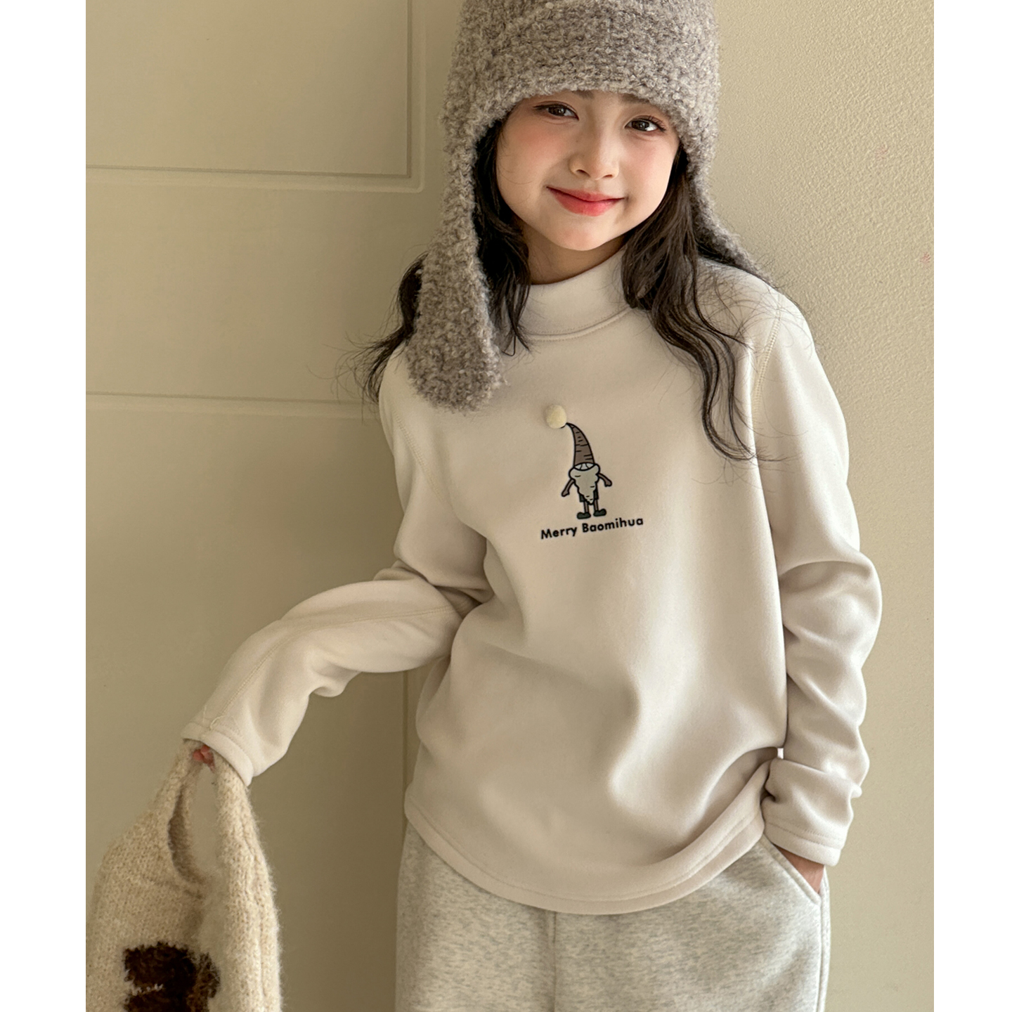 女童德绒打底衫2025秋冬新款女大童加厚保暖衣服儿童长袖内搭上衣