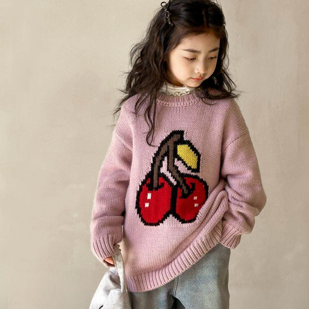 女童中大童甜美韩版毛衣
