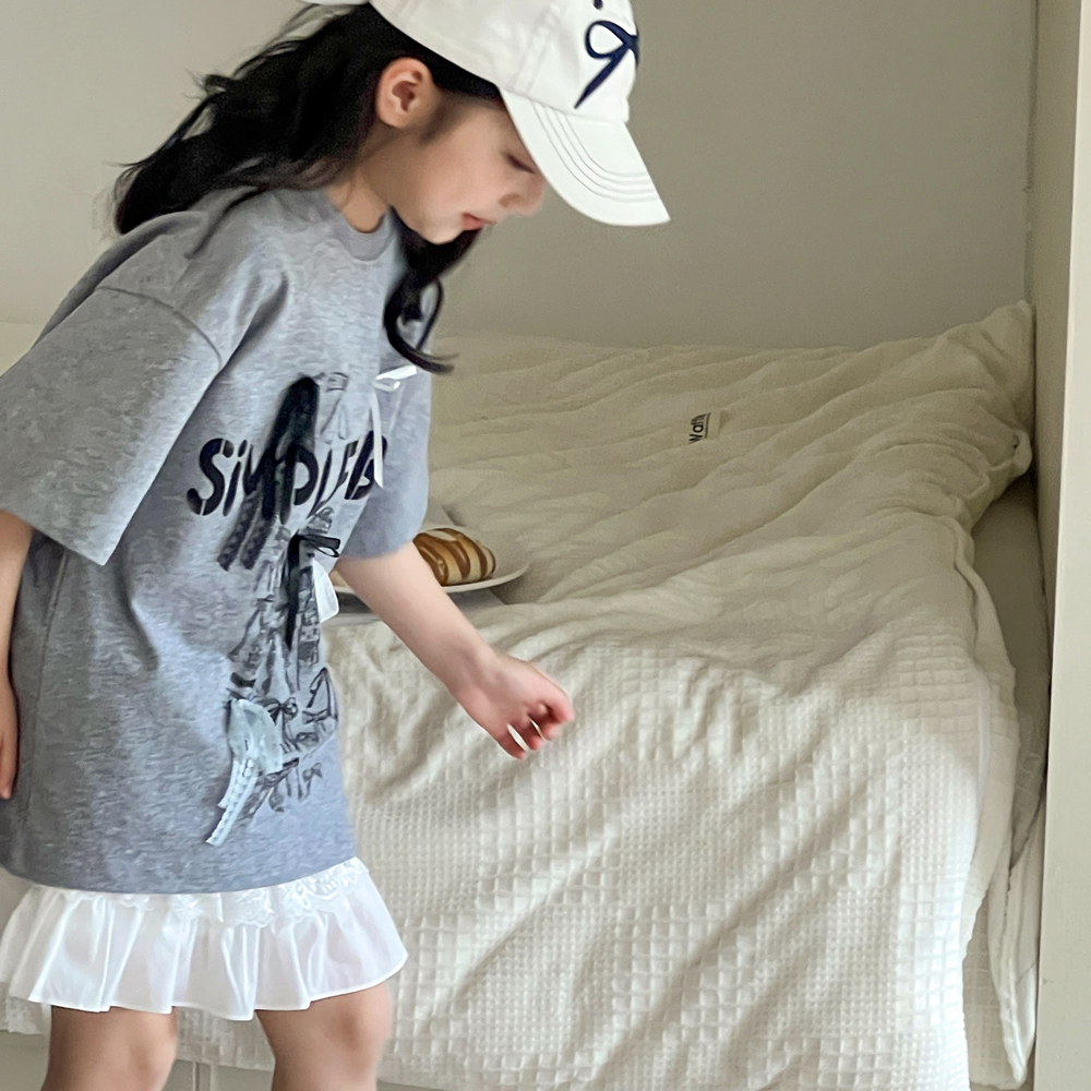 女童短袖T恤夏季新款宽松上衣