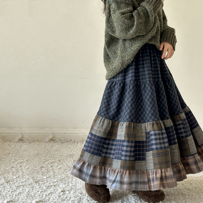 女童半身裙2025新款儿童秋冬加厚