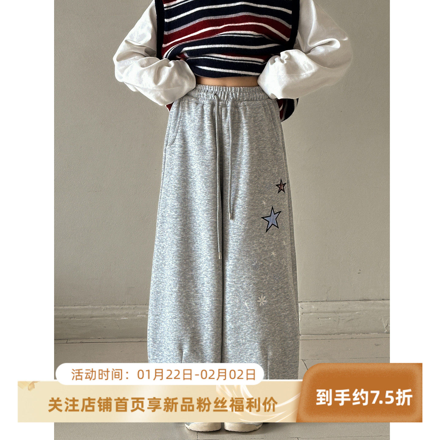 女童裤子春装2026新款女大童装春秋款阔腿裤韩系洋气青少年休闲裤,童装/婴儿装/亲子装,裤子,淘宝优惠券,粉丝福利购,淘宝优惠卷