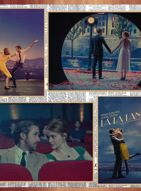 音乐电影 La La Land 爱乐之城 复古牛皮纸海报装饰墙画壁画272
