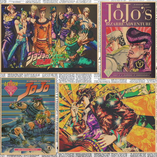 jojo的奇妙冒险海报动漫装饰画