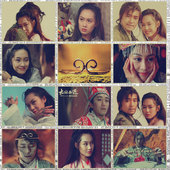 电影海报大话西游周星驰朱茵紫霞仙子复古牛皮纸装 饰画芯墙画