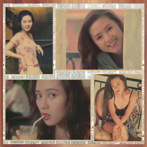 港台明星李丽珍复古风怀旧海报