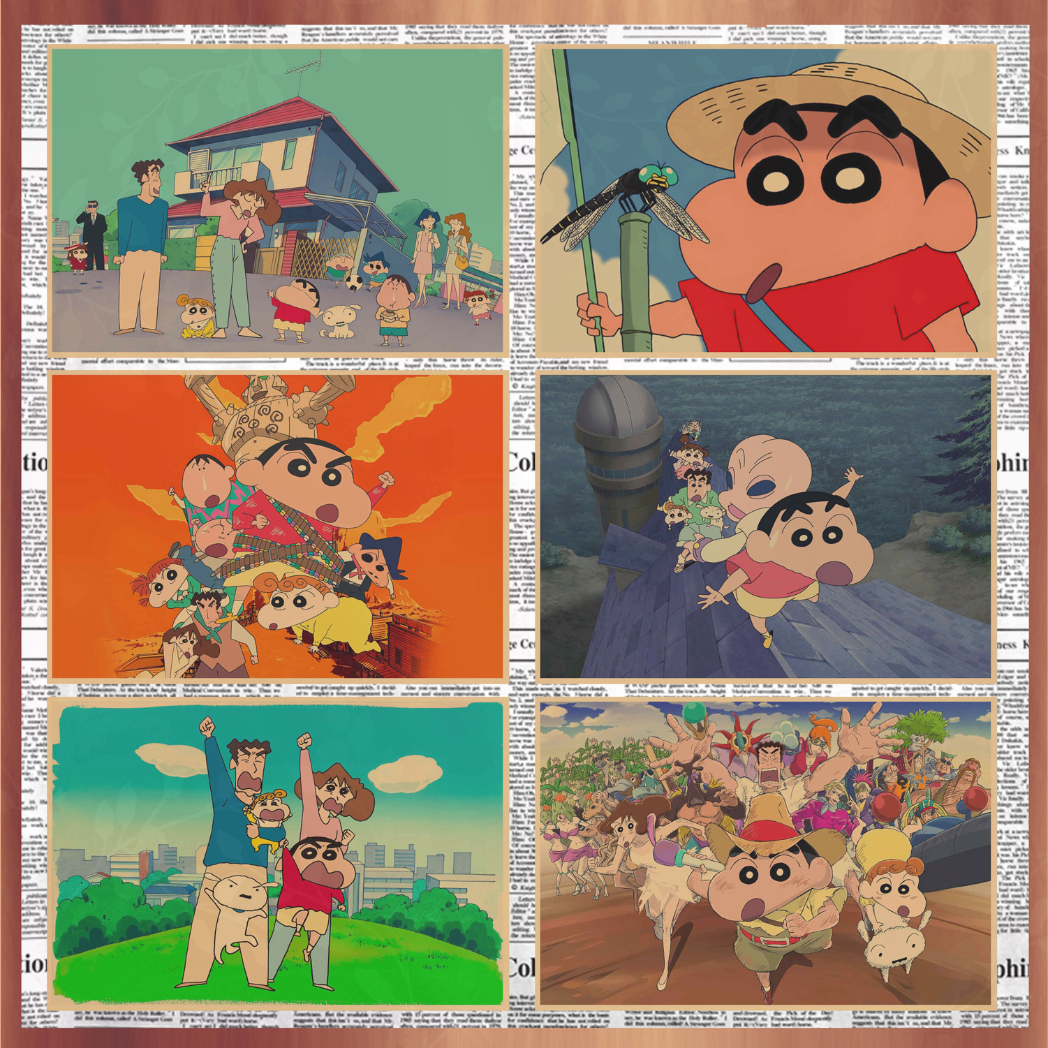 动漫蜡笔小新卡通海报