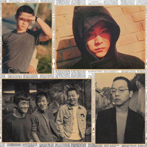 歌手窦唯黑豹乐队明星复古风海报