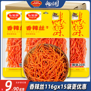 怡冠园香辣丝面筋辣丝香辣味116g