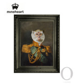 饰画版 o5正品 英国MINEHEART装 画现代客厅书房背景墙画猴子公爵