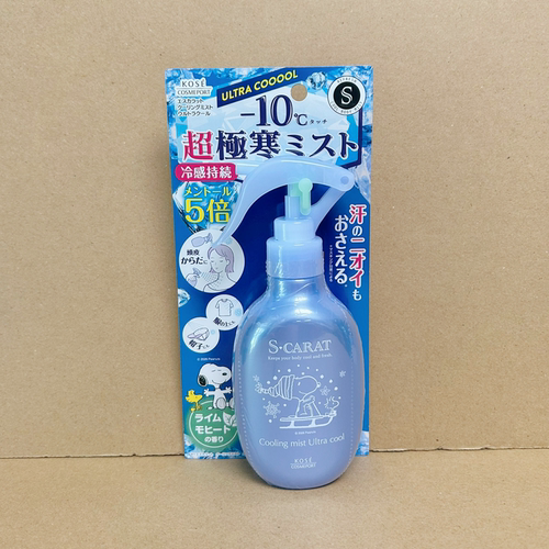 日本高丝全身头降温冷感喷雾-10度薄荷爽快冰凉超冷军训户外止汗