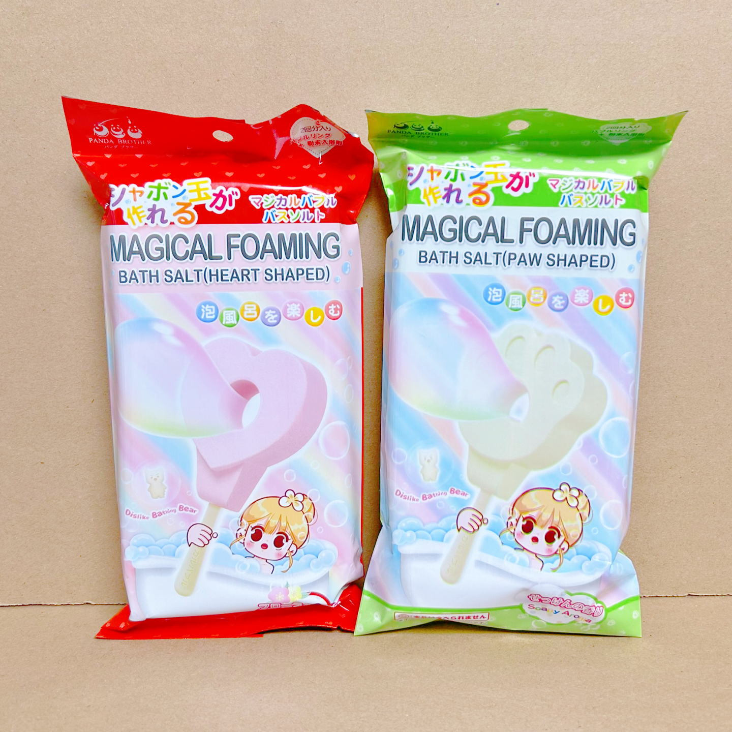 日本进口吹泡泡棒棒爱心孩子儿童泡澡玩具泡泡浴泡澡沐浴盐入浴剂