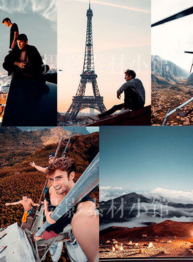 油管大神户外旅拍生活人像 INS风格写真 手机lr预设 LR/PS滤镜C8