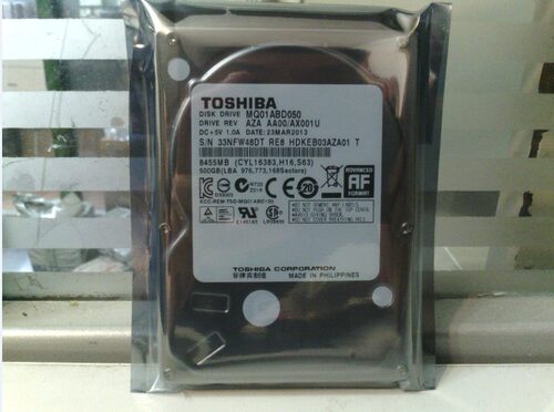 500G东芝sata串口5400转电脑硬盘