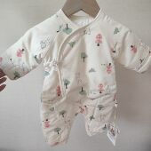 衣拉拉安卡米120g中厚棉服品牌礼盒装 新生儿冬季 加棉蝴蝶衣服15度