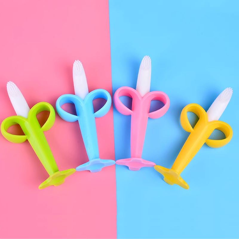 立体香蕉牙胶婴儿磨牙棒宝宝乳牙磨牙牙胶香蕉牙刷