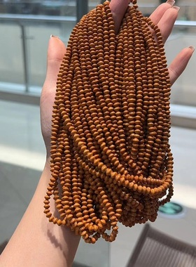 原创新品橄榄核灯笼项链文玩手链佛珠饰品手串手工diy配饰散珠