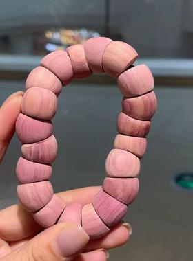 血柏木大肠文玩手持盘完佛珠念珠单圈男女士手串饰品