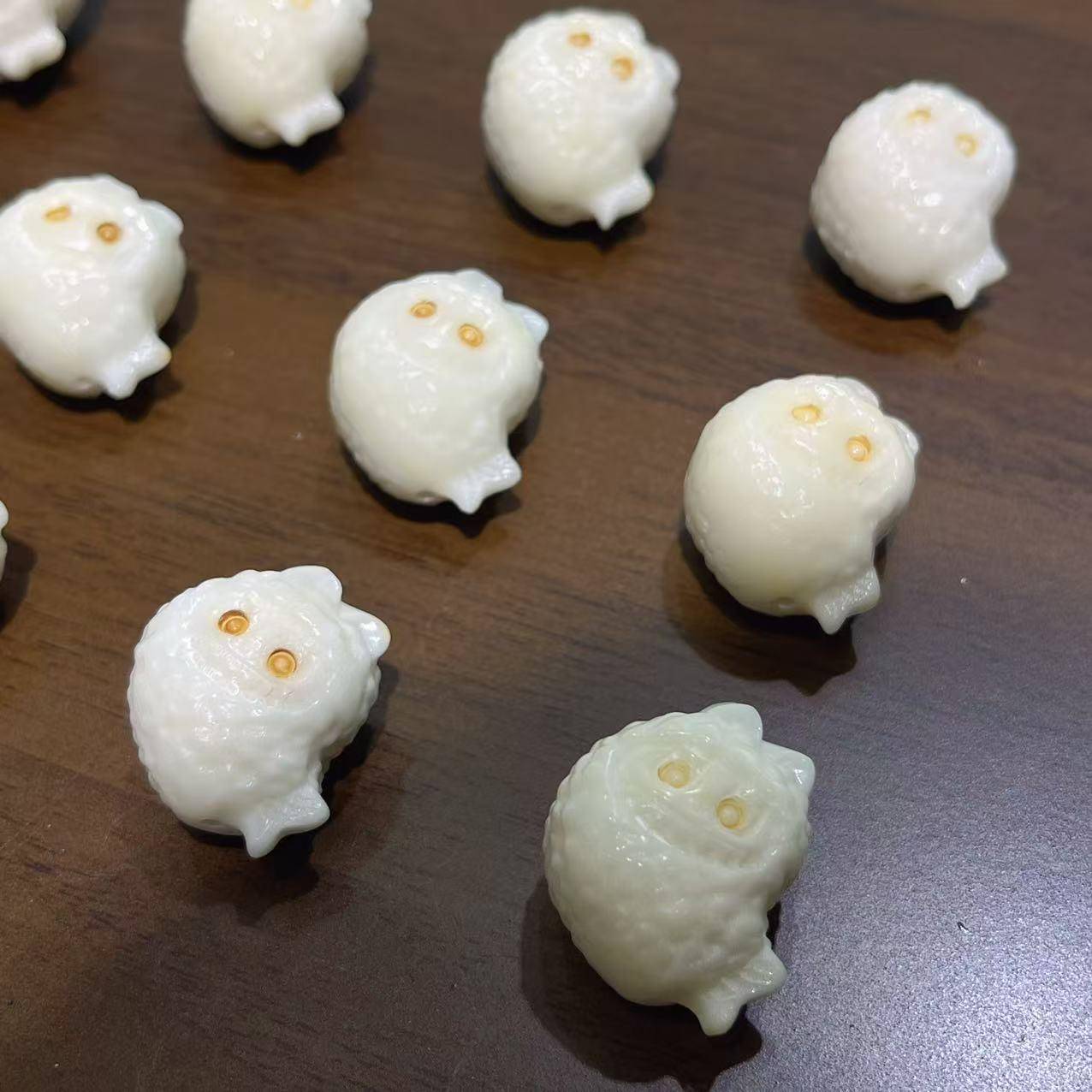 象牙果拉布布diy配件手工编绳手链串珠项链挂件文玩手串配饰品