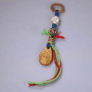 藏式骨雕民族风饰品佛珠手串侧挂计数器DIY创意手编绳流苏配饰