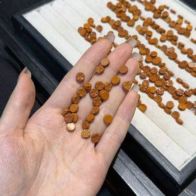 橄榄核小花配件文玩佛珠手串diy手工隔片散珠配珠编织红绳项链