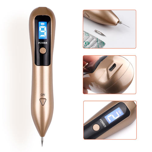 9 level LCD Face Skin Dark Spot Remover Mole Pen Tattoo Mach