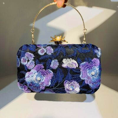 Party Bag New Evening Clutch Embroidery Purse Woman Handbag