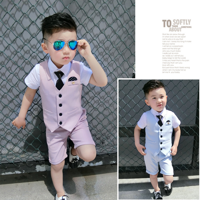 男童夏款马甲礼服套装2025新款3夏季儿童小西装5男孩短袖六一服装,童装/婴儿装/亲子装,套装,淘宝优惠券,粉丝福利购,淘宝优惠卷