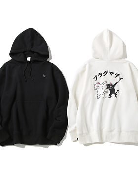 Obscure | PRAGMATY Skr Cat Print Hoodie 猫帽衫 435109