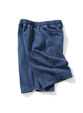 Obscure | Pragmaty Indigo Knit Shorts 针织短裤 21401-1