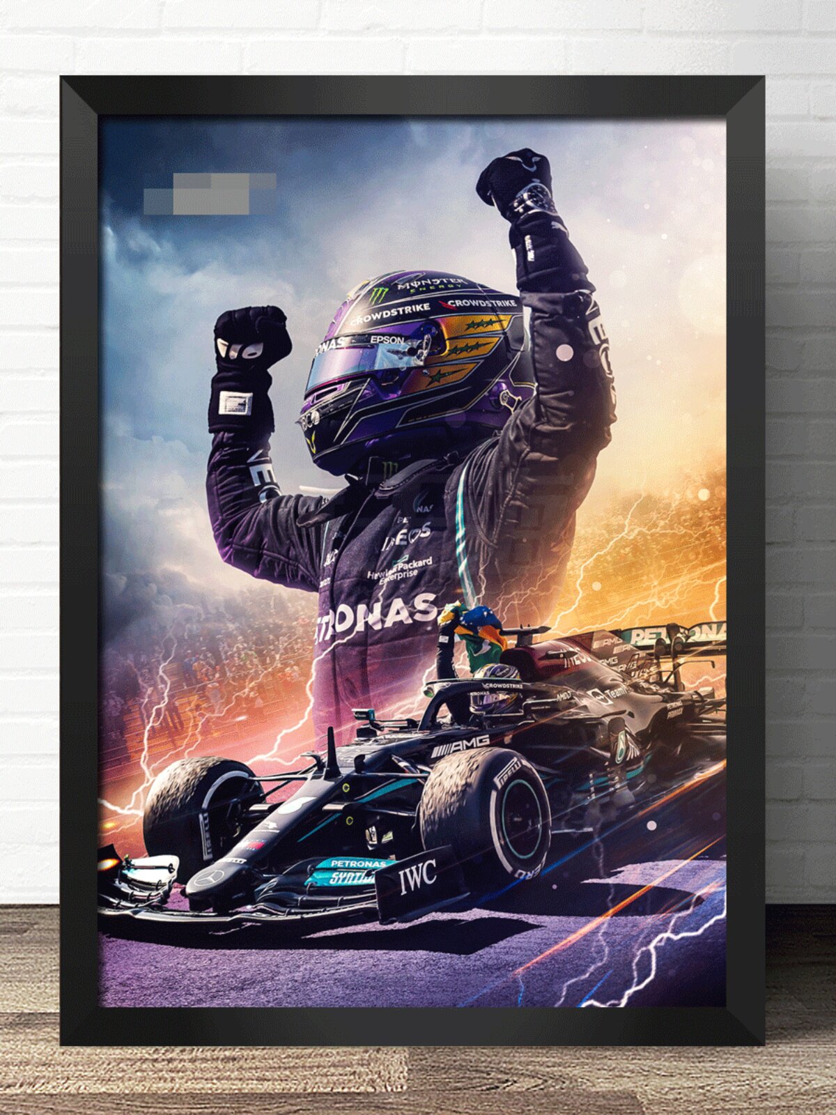 F1 장식 그림 드라이버 포스터 연구 스티커 VETTEL RAIKKONEN 버튼 SCHUMACHER 스티커 스튜디오 교수형 그림