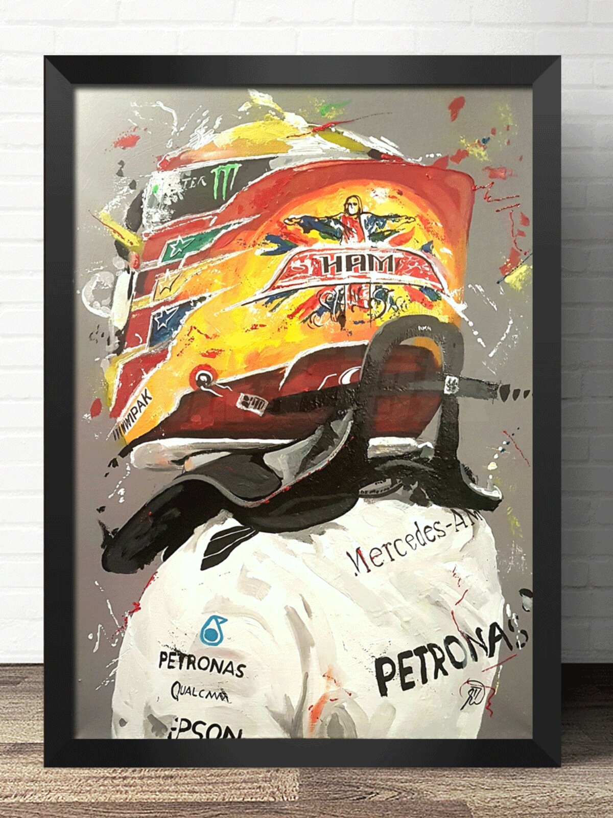 레이싱 장식 그림 F1 레이싱 포뮬러 페라리 드라이버 맥라렌 팀 알론소 테마 레스토랑 매달려 그림