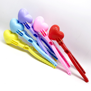 儿童小鸭子雪球夹子玩雪装备打雪仗工具心形夹雪球神器模具玩具