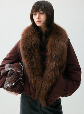 VIVIDINI 冬季百搭女士羽绒服派克