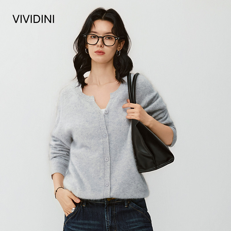 VIVIDINI 羊绒羊毛拉毛针织衫,女装/女士精品,毛针织衫,淘宝优惠券,粉丝福利购,淘宝优惠卷