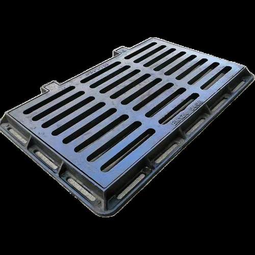 铸铁重型长方形市政雨水井盖批发定制下水道盖板雨水井盖全套整套