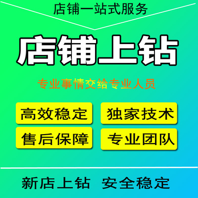 淘宝店铺新店上钻代运营诊断升级运营直通车托管标题等级优化