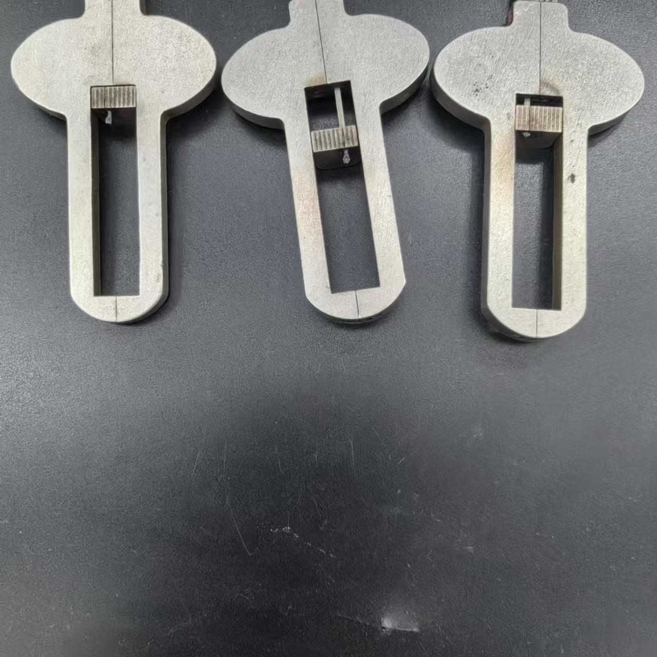 AB槽线切割卡巴钢条激光焊锁具配件带边槽不带边槽返槽片子