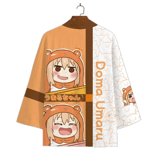 干物妹小埋日系复古道袍和服衬衫男披风外套土间埋COS痛衣服秋季