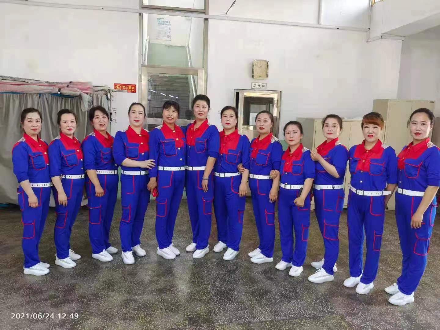 咱们工人有力量演出舞蹈服电工矿劳动最光荣工劳动者之歌演出服l
