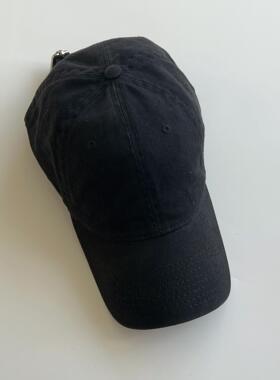 收到不会退黑色无字光板帽高品质无标棒球帽软顶鸭舌帽款纯色百搭