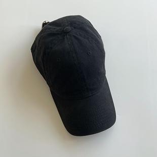 收到不会退黑色无字光板帽高品质无标棒球帽软顶鸭舌帽款纯色百搭