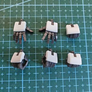 RG独角兽武器配件 造型手六个 1:144 RG独角兽 发货未拼 模型