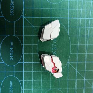 RG独角兽武器配件 肩甲一对 RG规格 1:144 万代 拼装模型补件