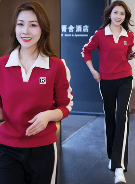 休闲运动套装女两件套卫衣卫裤