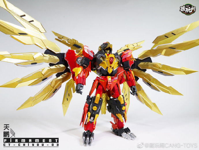 二哥模玩 藏玩阁 蚩尤神冲云霄cang-toys ct-03 天鹏再版