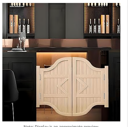 简约现代腰门半腰门双开牛仔门实木室内小门厨房隔断幼儿园门定制